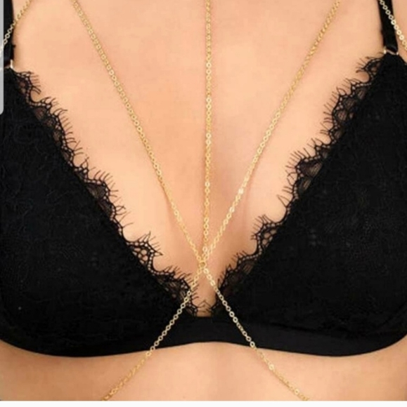 Gold Body Chain - Picture 2 of 2